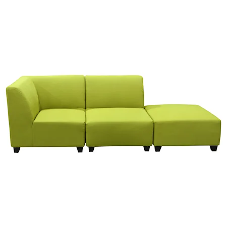 Sectional Sofa with 3 Seats in Modern Style